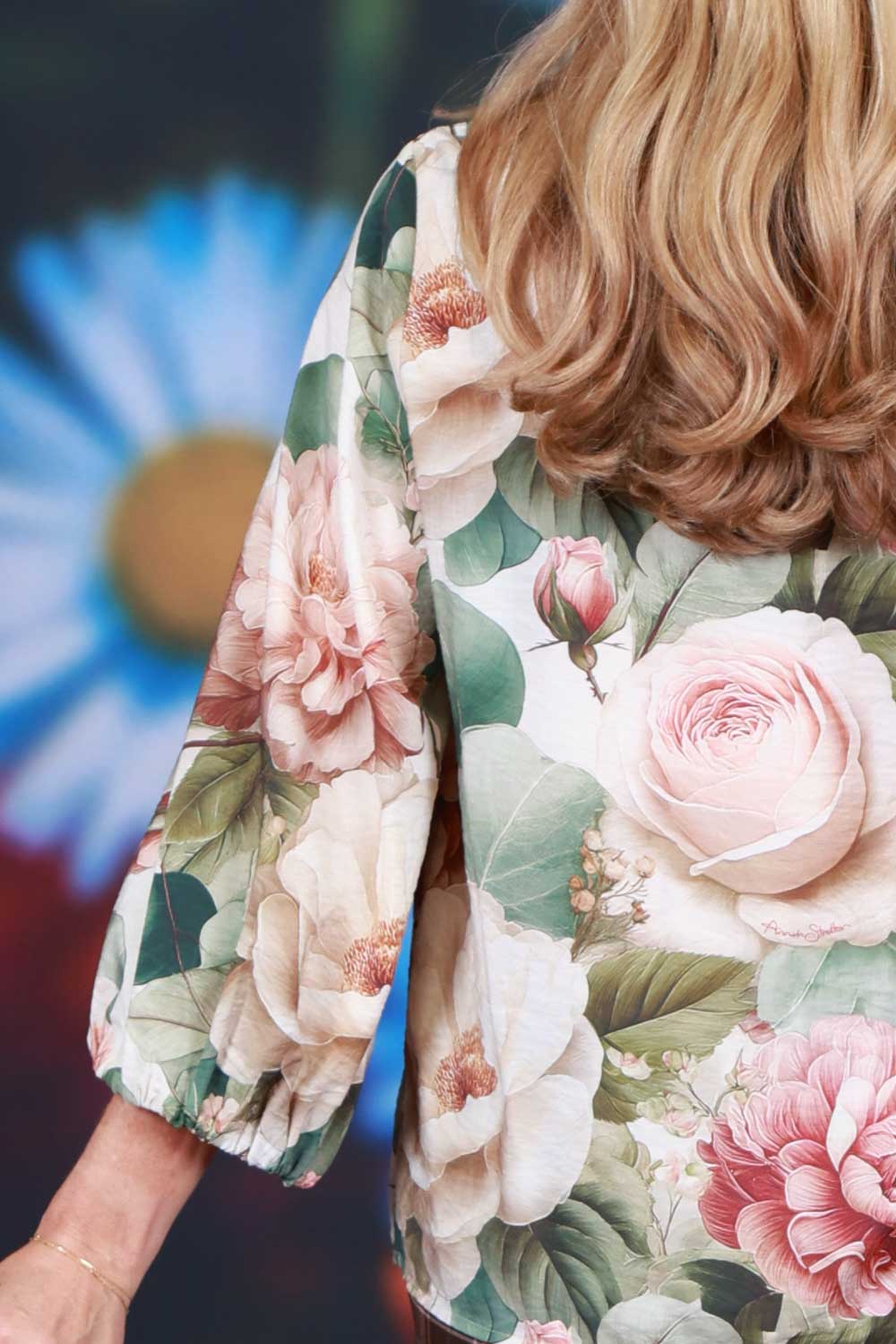 Annah Stretton Juliet Blouse V neck