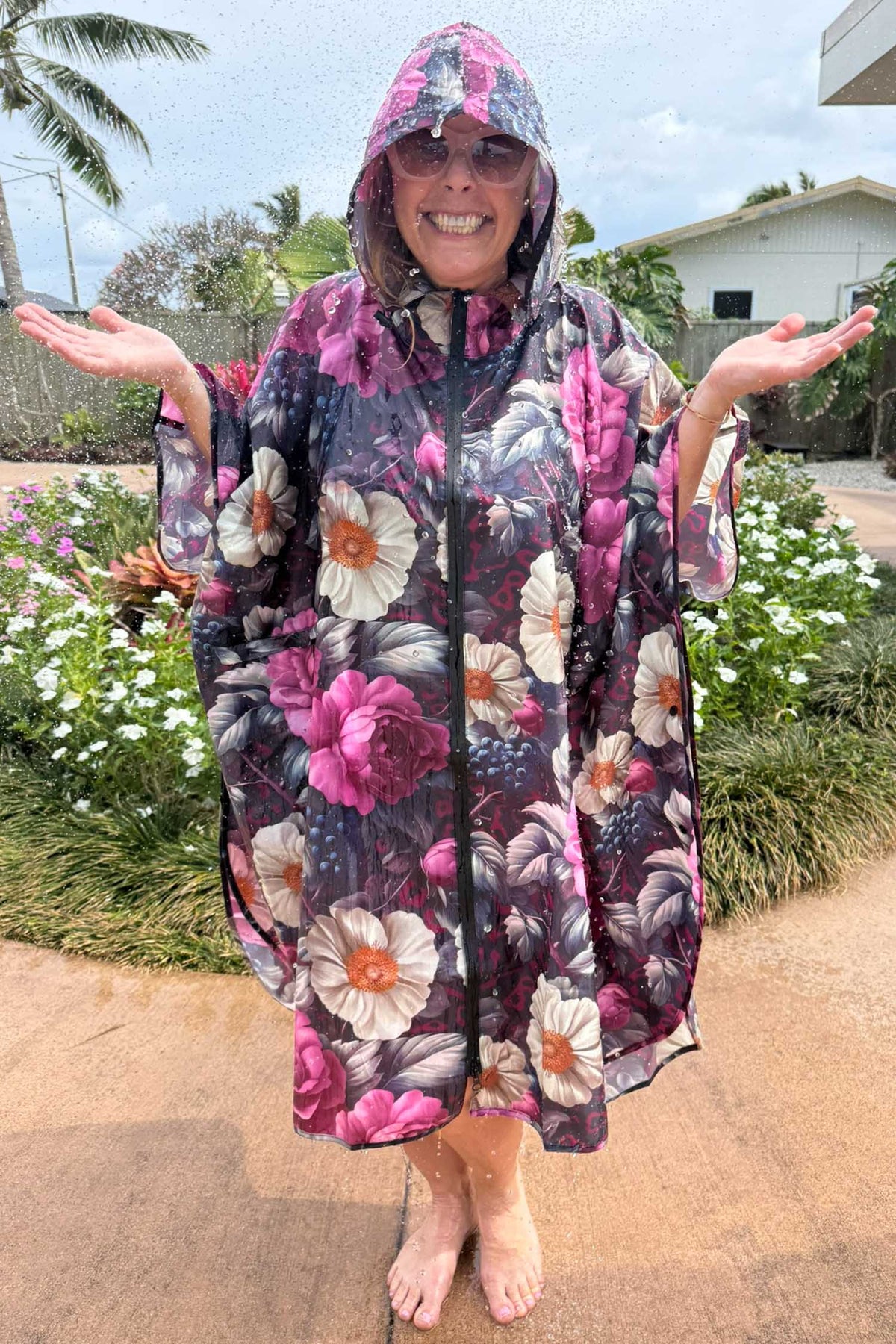 AS Rain Poncho - Jungle Mulberry