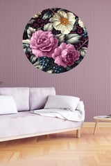 Circle Mural - Jungle Mulberry
