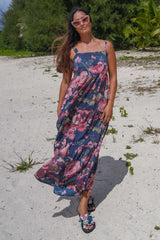Flowy floral tiered dress by Annah Stretton
