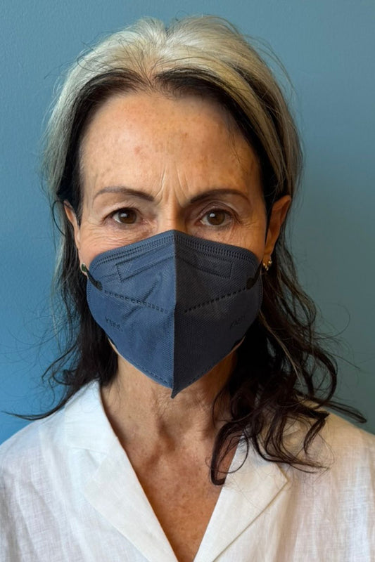 KN95 Respirator Non Medical Face Mask - Pack of 10 - Navy
