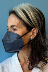 KN95 Respirator Non Medical Face Mask - Pack of 10 - Navy
