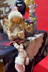 Leonardo Christmas Doll displayed on table runner – Christmas decoration