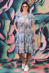 Liberty Dress - Misted Hydrangea