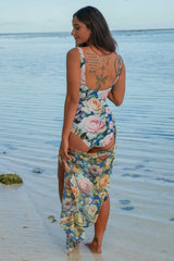 Back view Lily Bather Renoir’s Roses – NZ women’s swimwear