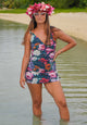 Lily Skirt Bather - Midnight Floral Waltz | SALE