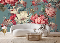 Forever Floral Mural Wallpaper 2.7m x 3m