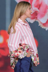 Lucy In The Sky Blouse - Stripes and Border Bunches