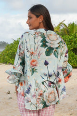Lucy In The Sky Blouse - Spotty Floral