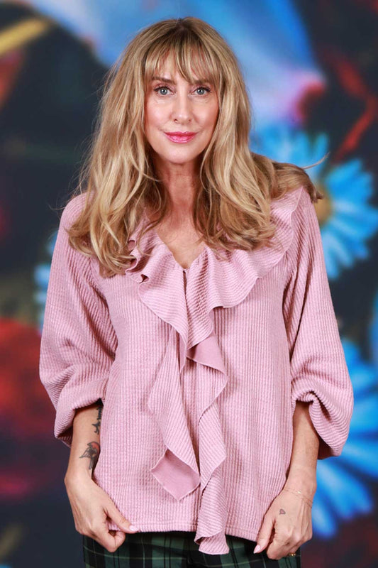 Lucy Knit Top Pink Annah Stretton