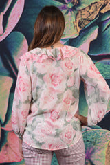 Lucy Lena Blouse - Misted Love