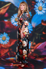 Fruitful Rose wide leg jumpsuit womens