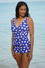 Lucy Tankini - Navy Spot | SALE