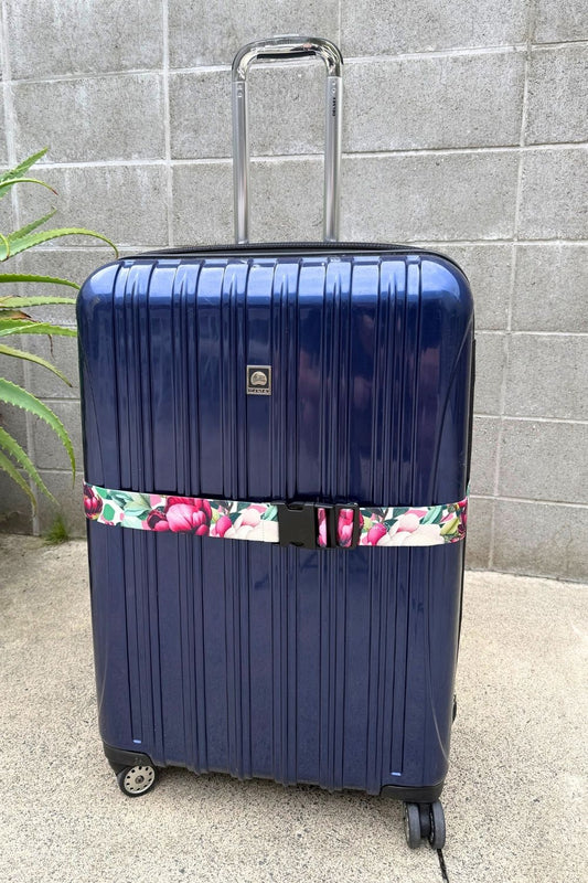 Floral suitcase strap womens travel accessory