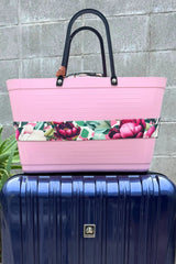 Annah Stretton luggage strap floral print