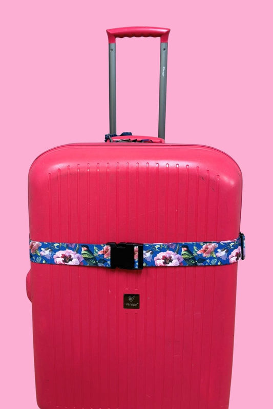 Luggage Strap - Peony Aviary