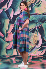 Mad Harriet Cotton Dress - Blocks