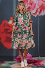 Mad Helena Dress - Whispering Petals
