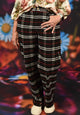 Madison Pant - Black Plaid