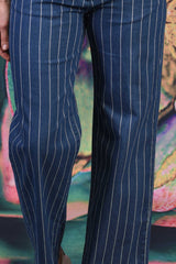 Madison Pant - Denim Stripe