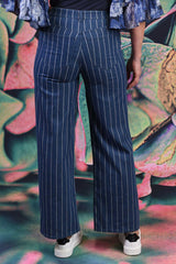 Madison Pant - Denim Stripe