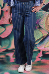 Madison Pant - Denim Stripe