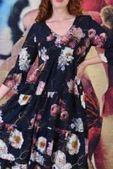 Magic Dress - Ink Floral