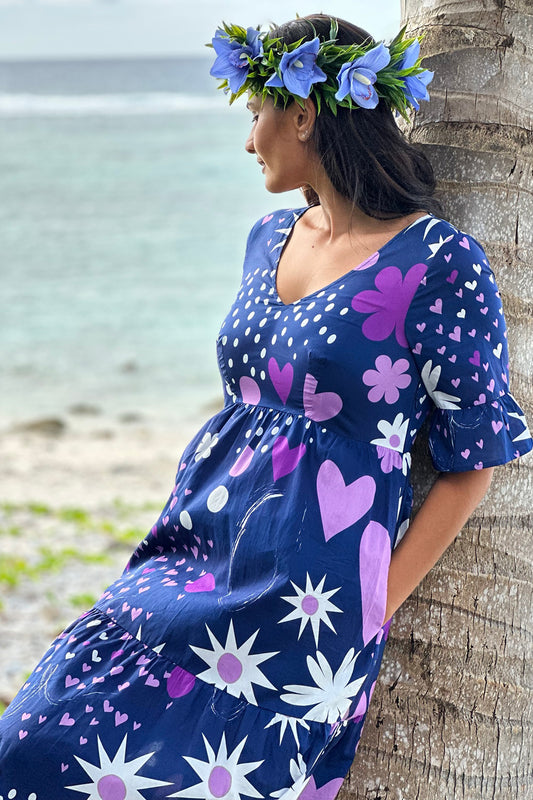 Magic Ella Dress - Navy