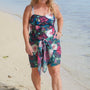 Cotton Wrap - Winter Rose