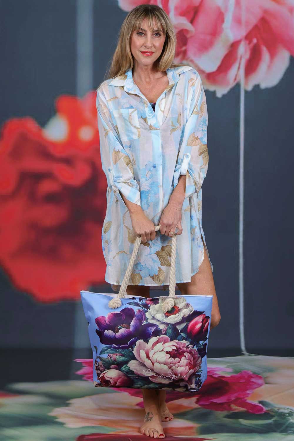 Maisie Shirt - Rose Lane - Blue | PRE ORDER - Arriving End Early August