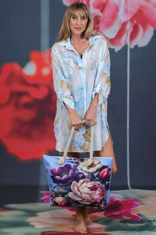 Maisie Shirt - Rose Lane - Blue | PRE ORDER - Arriving End Early August