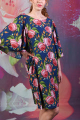 Marley Dress - Navy Floral