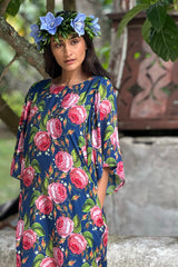Marley Dress - Navy Floral