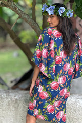 Marley Dress - Navy Floral