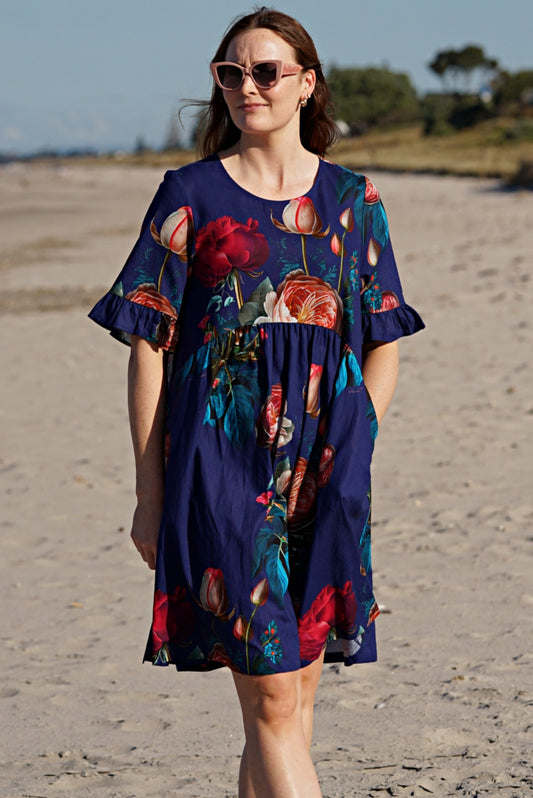 Mauzy Dress - Navy Rosie Days -PRE ORDER