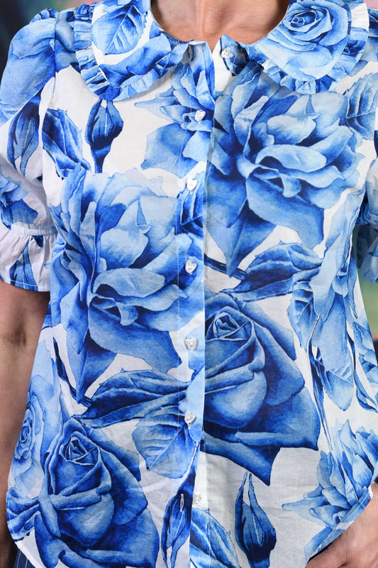 Maybelle Blouse - Roses Are Blue
