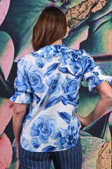 Maybelle Blouse - Roses Are Blue