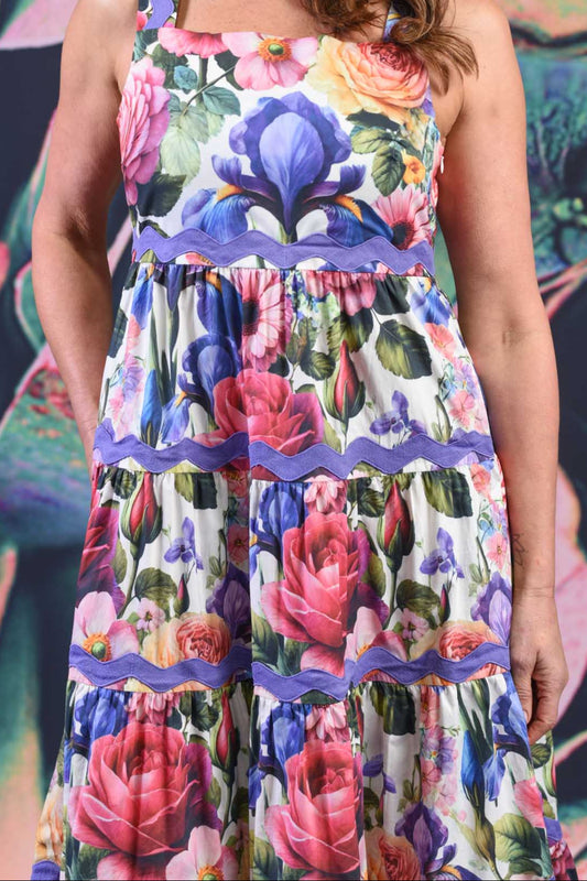 Meg Bambi Dress - Floral Overload