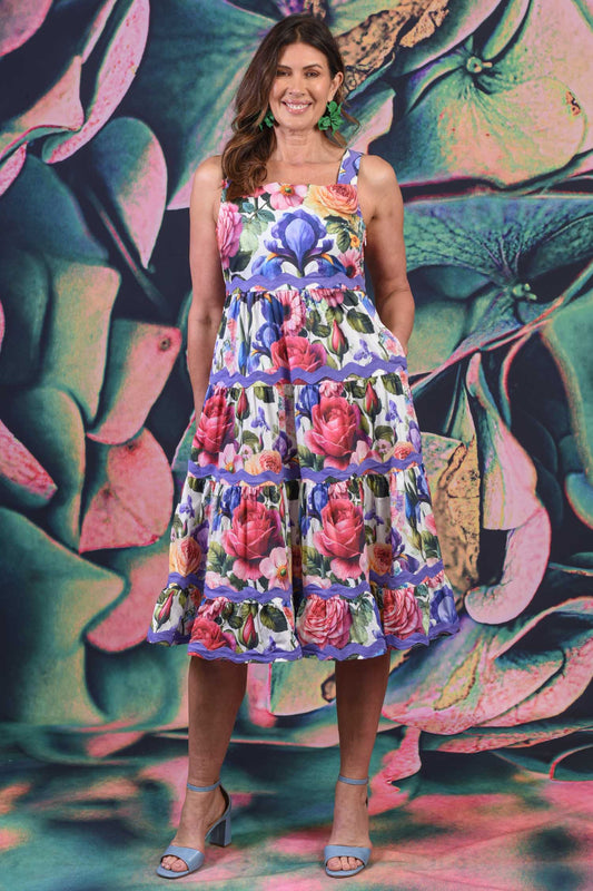 Meg Bambi Dress - Floral Overload