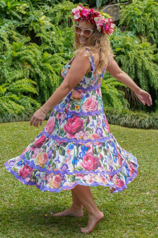 Meg Bambi Dress - Floral Overload