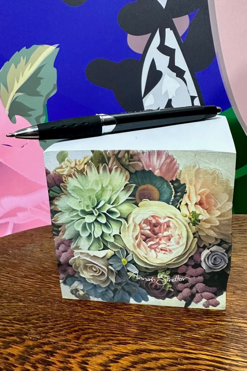 AS Memo Cube - Peony - PRE ORDER