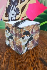 AS Memo Cube - Floral Kitty