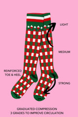 AS Compression Sock - Merry Plaid