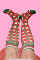AS Compression Sock - Merry Plaid