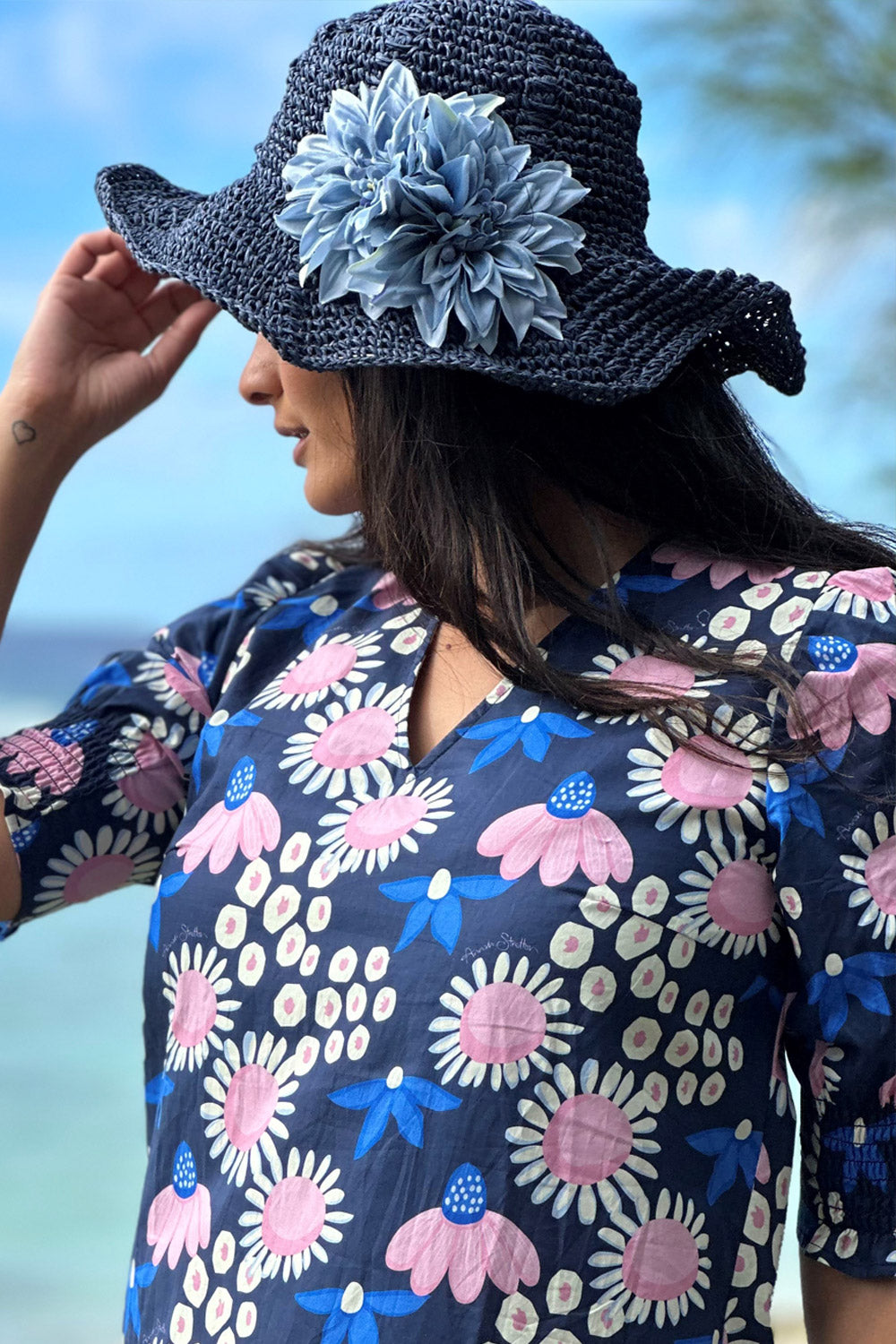 Milly Mia Hat - Navy