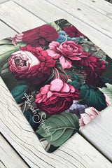 Mini Desk Mat Olive J’adore Roses – Annah Stretton floral desk accessory