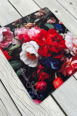 Mini Desk Mat Olive J’adore Roses – Annah Stretton floral desk accessory