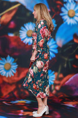 Elegant everyday midi dress womens