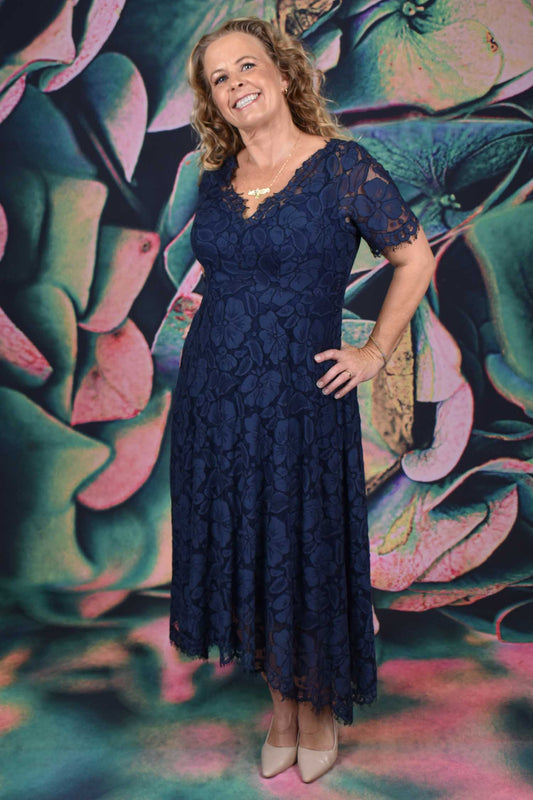Moon Light Dress - Navy