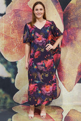 Muriel Rose Dress - Fantasy Birds | SALE